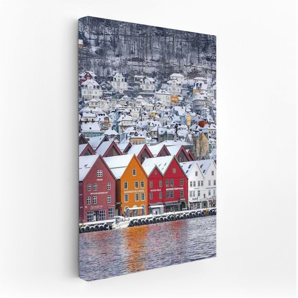 Norway's Bright Facades and Snowy Roofs: The Comfort of the Northern Region
