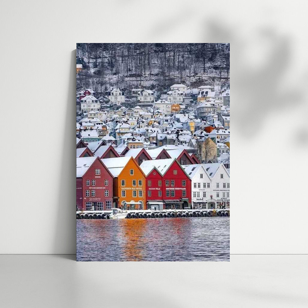 Norway's Bright Facades and Snowy Roofs: The Comfort of the Northern Region