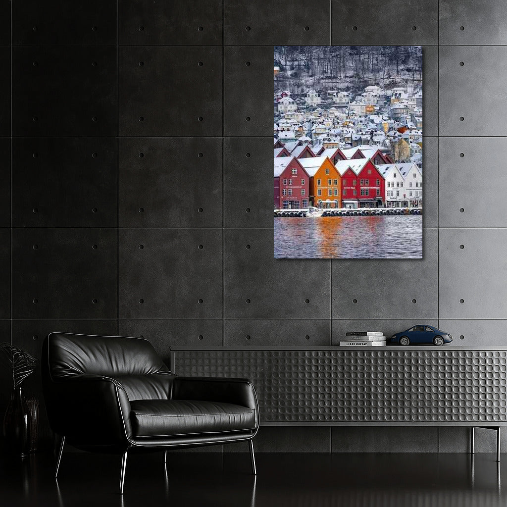 Norway's Bright Facades and Snowy Roofs: The Comfort of the Northern Region