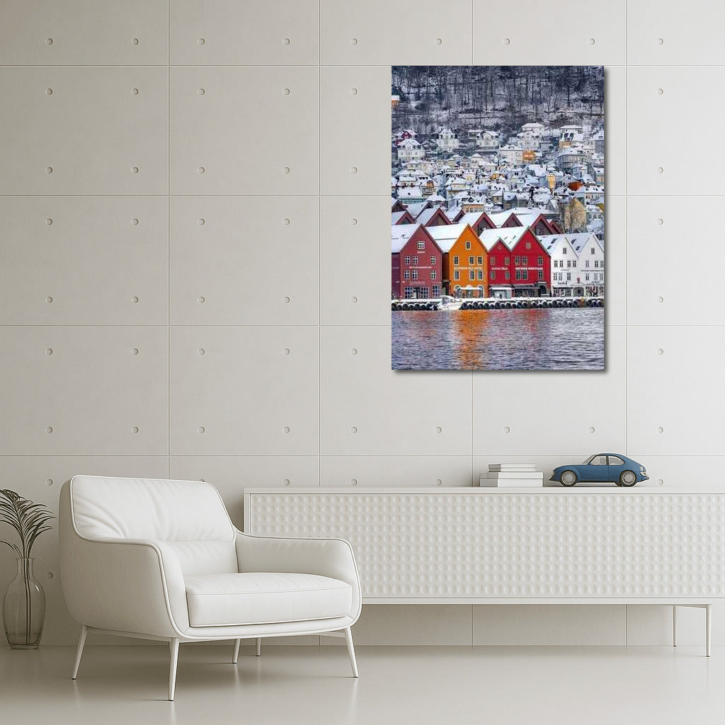 Norway's Bright Facades and Snowy Roofs: The Comfort of the Northern Region