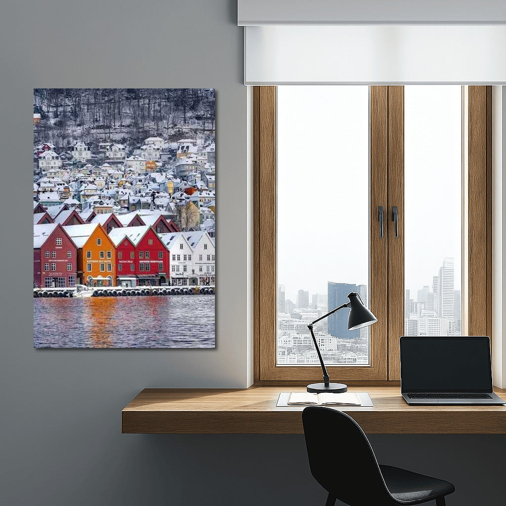 Norway's Bright Facades and Snowy Roofs: The Comfort of the Northern Region