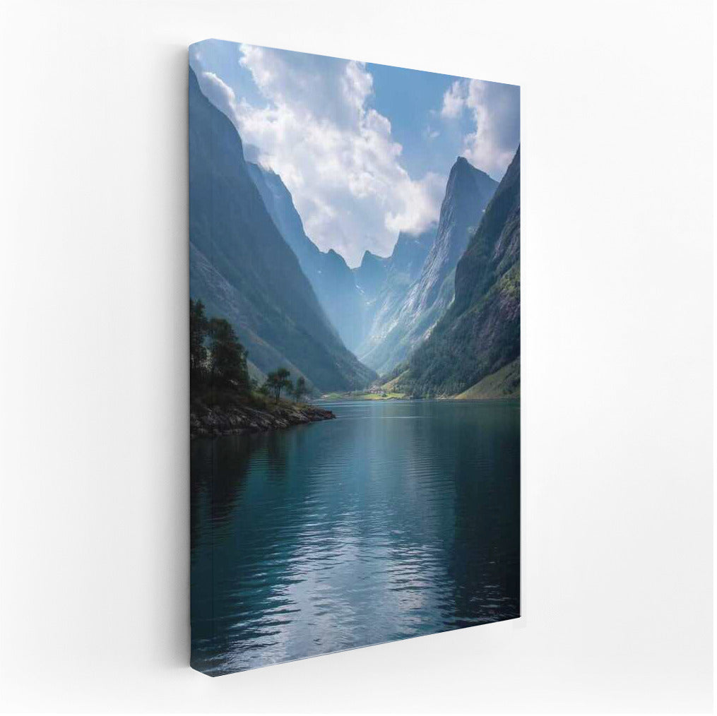 Norwegian Mountains and Fjord: The Silence of Nature