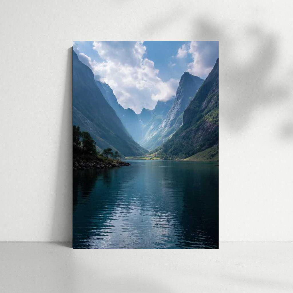 Norwegian Mountains and Fjord: The Silence of Nature