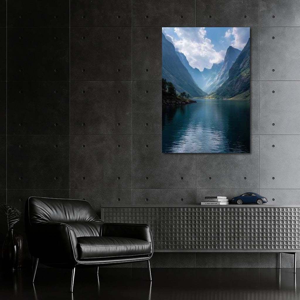 Norwegian Mountains and Fjord: The Silence of Nature