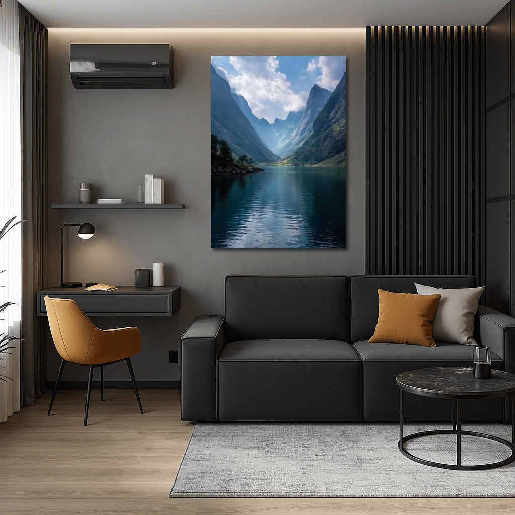 Norwegian Mountains and Fjord: The Silence of Nature
