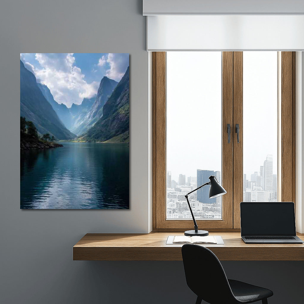 Norwegian Mountains and Fjord: The Silence of Nature