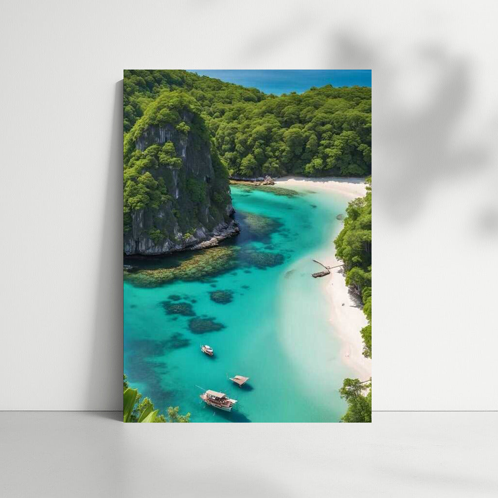 Turquoise Lagoon: Tropical Paradise of the Philippines