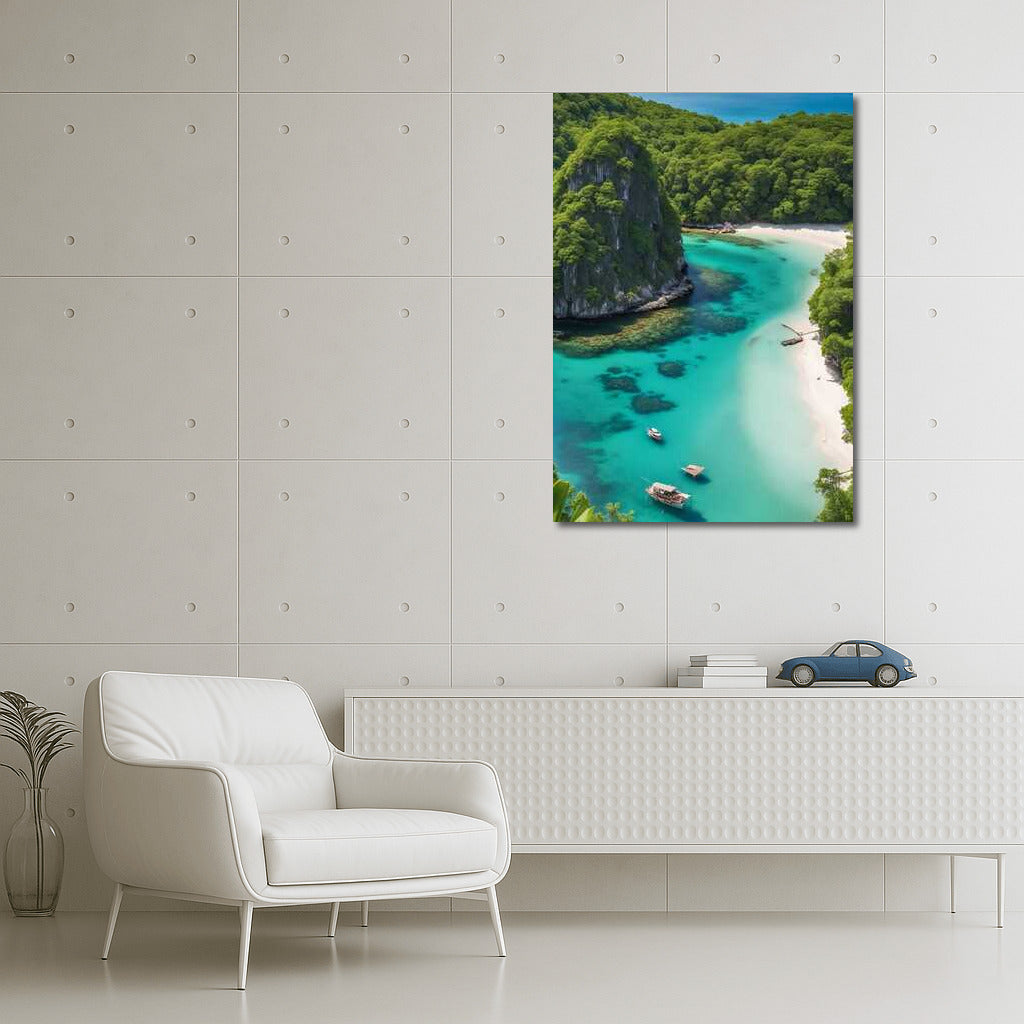 Turquoise Lagoon: Tropical Paradise of the Philippines