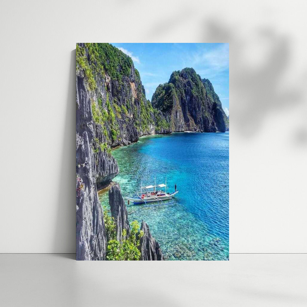Turquoise Waters and Majestic Rocks of the Philippines