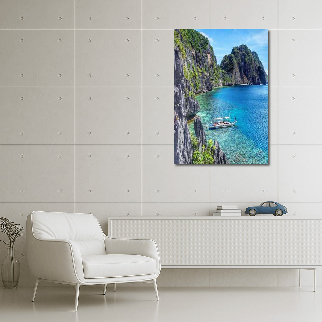 Turquoise Waters and Majestic Rocks of the Philippines