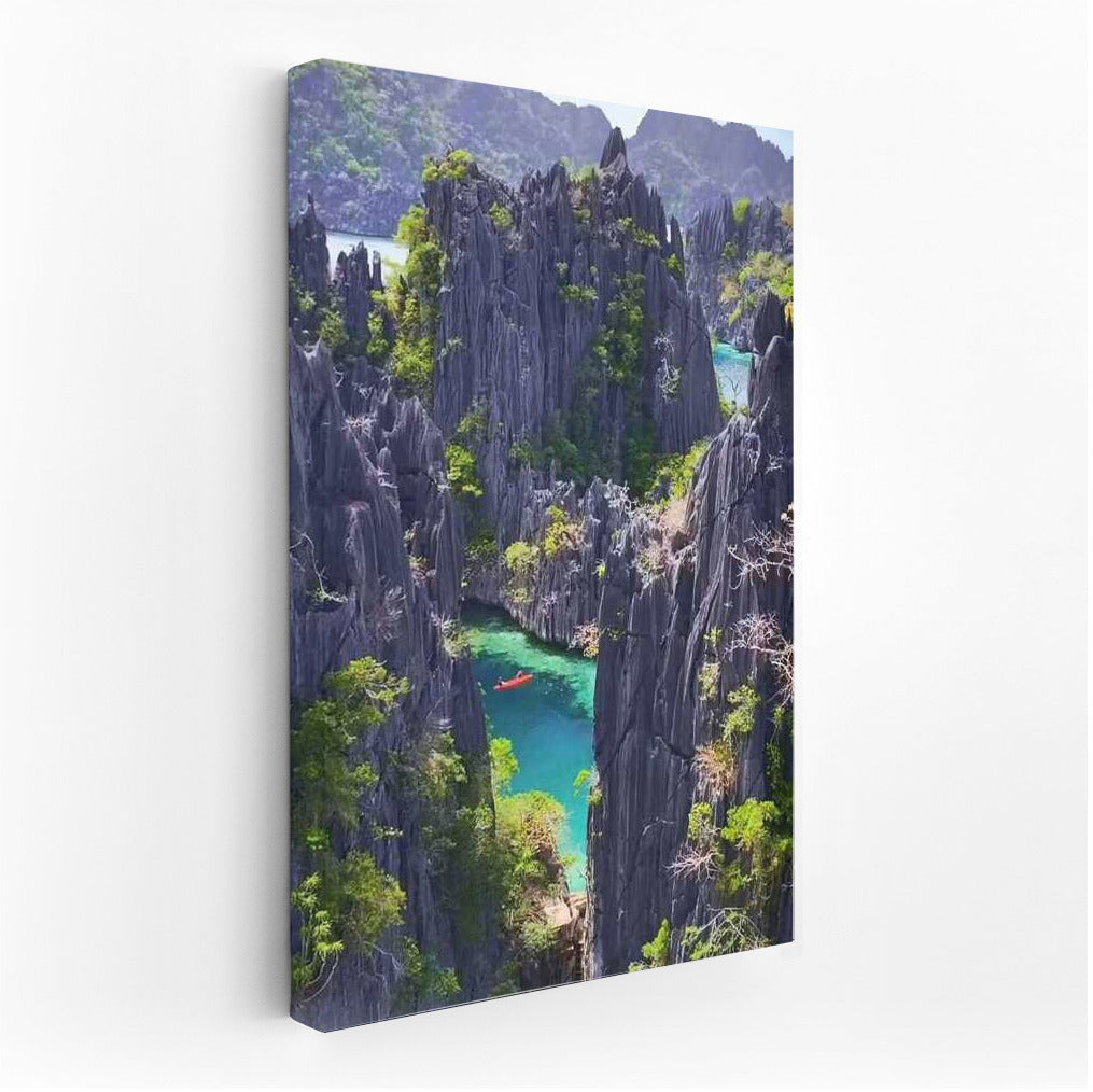 Emerald Waters and Rocks of Palawan: Nature of the Philippines