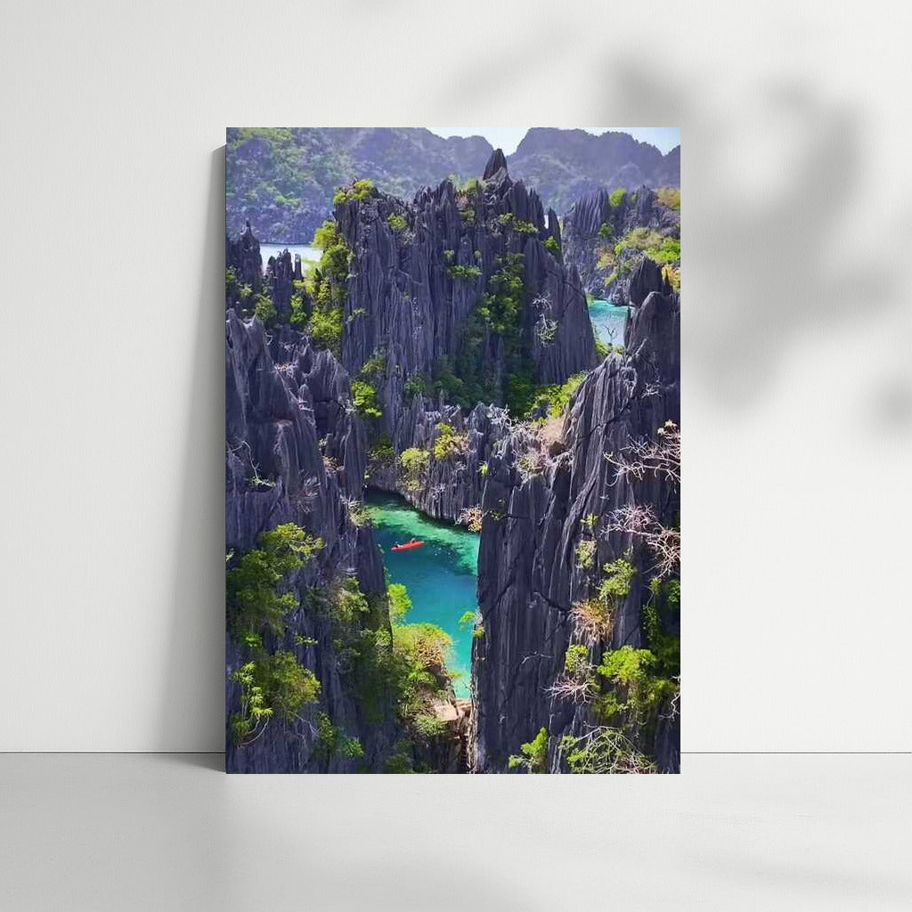 Emerald Waters and Rocks of Palawan: Nature of the Philippines