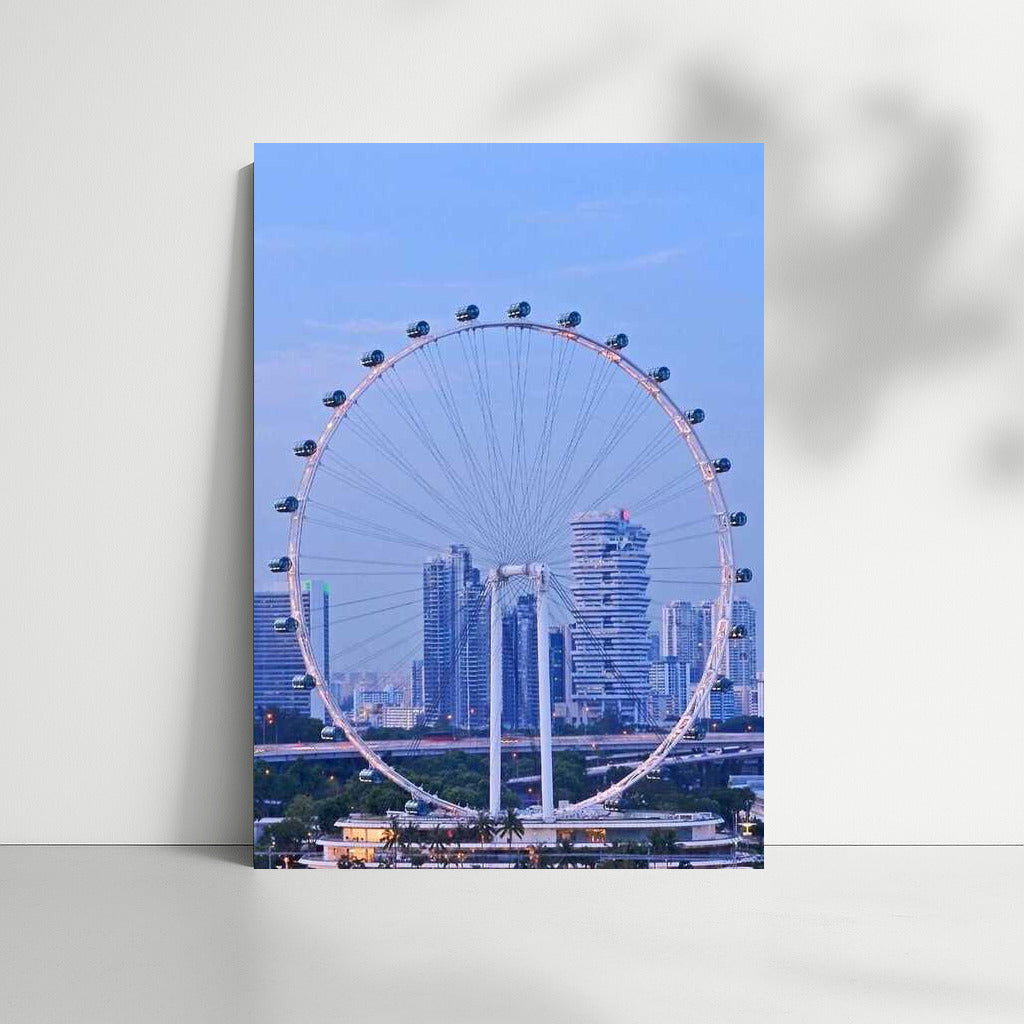 Singapore Skyline: Country Style Ferris Wheel