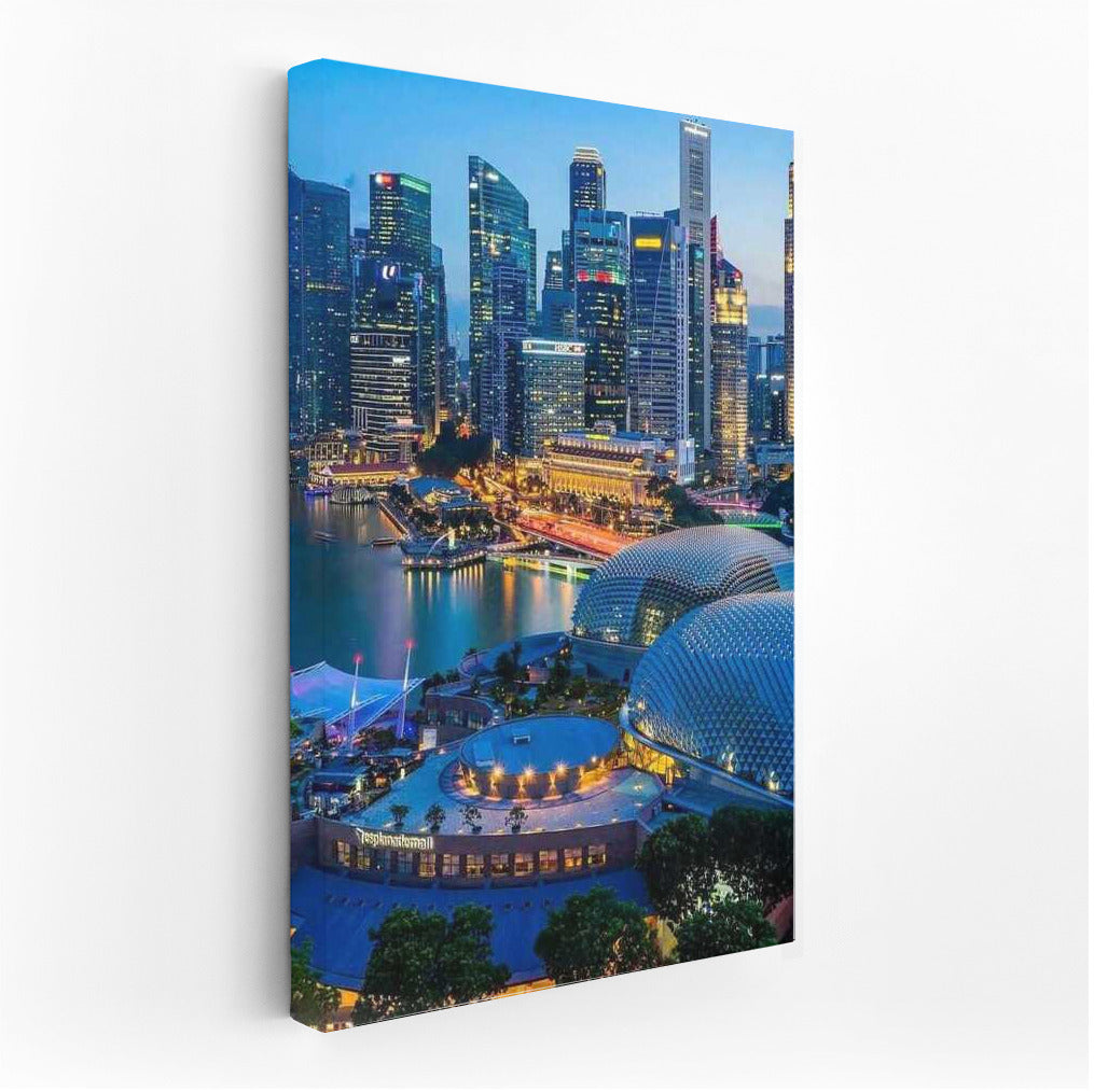 Singapore Night Glow: City of the Future