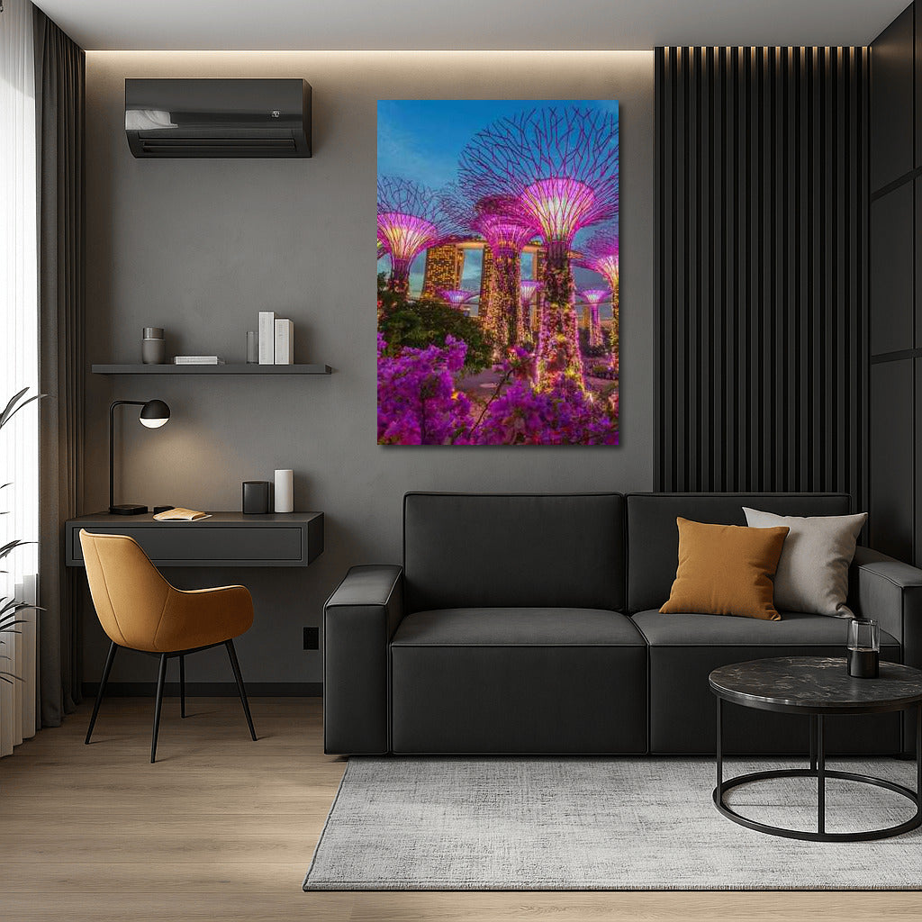 Glowing Singapore: City of Dreams and Reality
