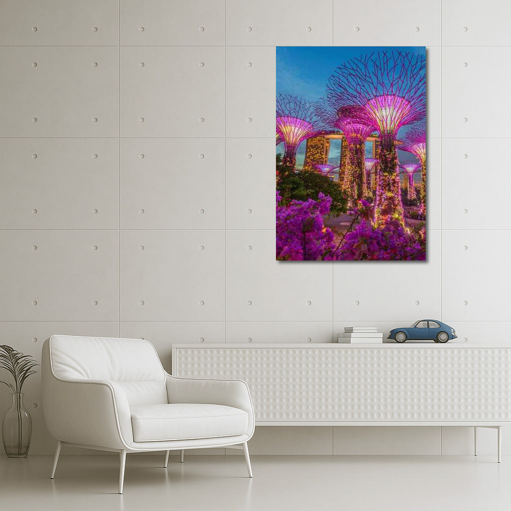 Glowing Singapore: City of Dreams and Reality
