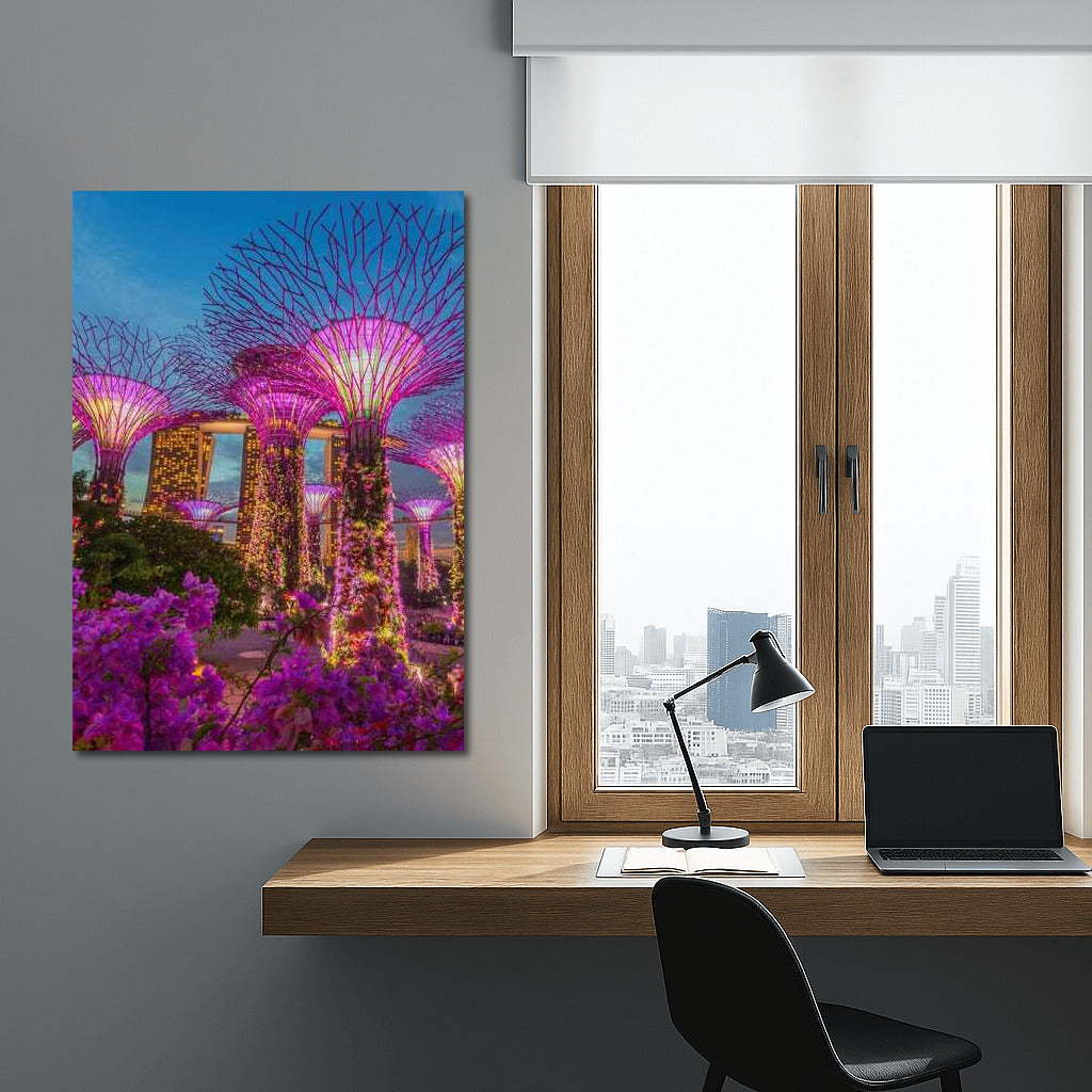Glowing Singapore: City of Dreams and Reality