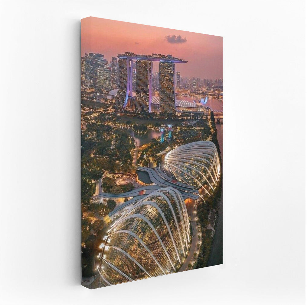 Singapore Evening: The Modern City Wonder