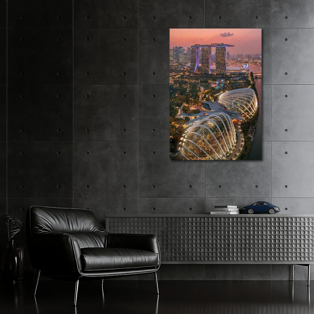 Singapore Evening: The Modern City Wonder