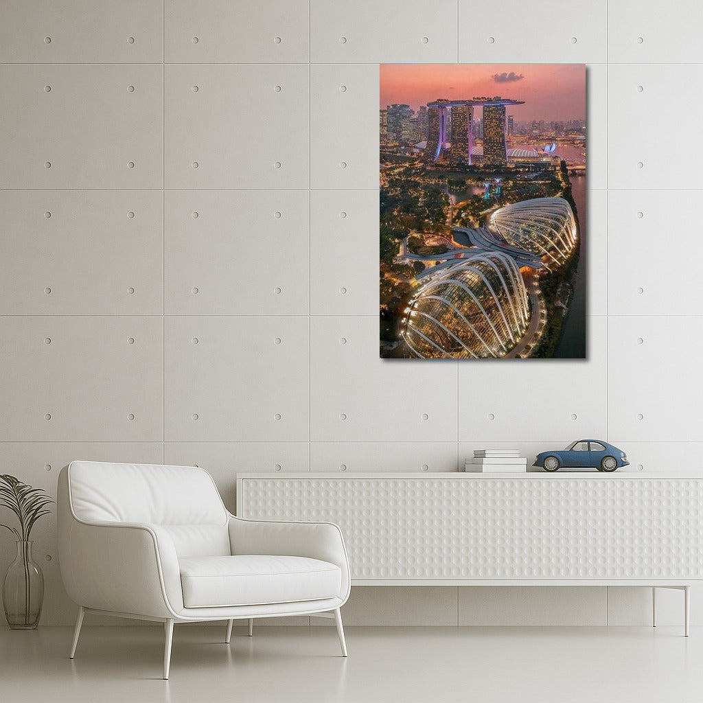 Singapore Evening: The Modern City Wonder