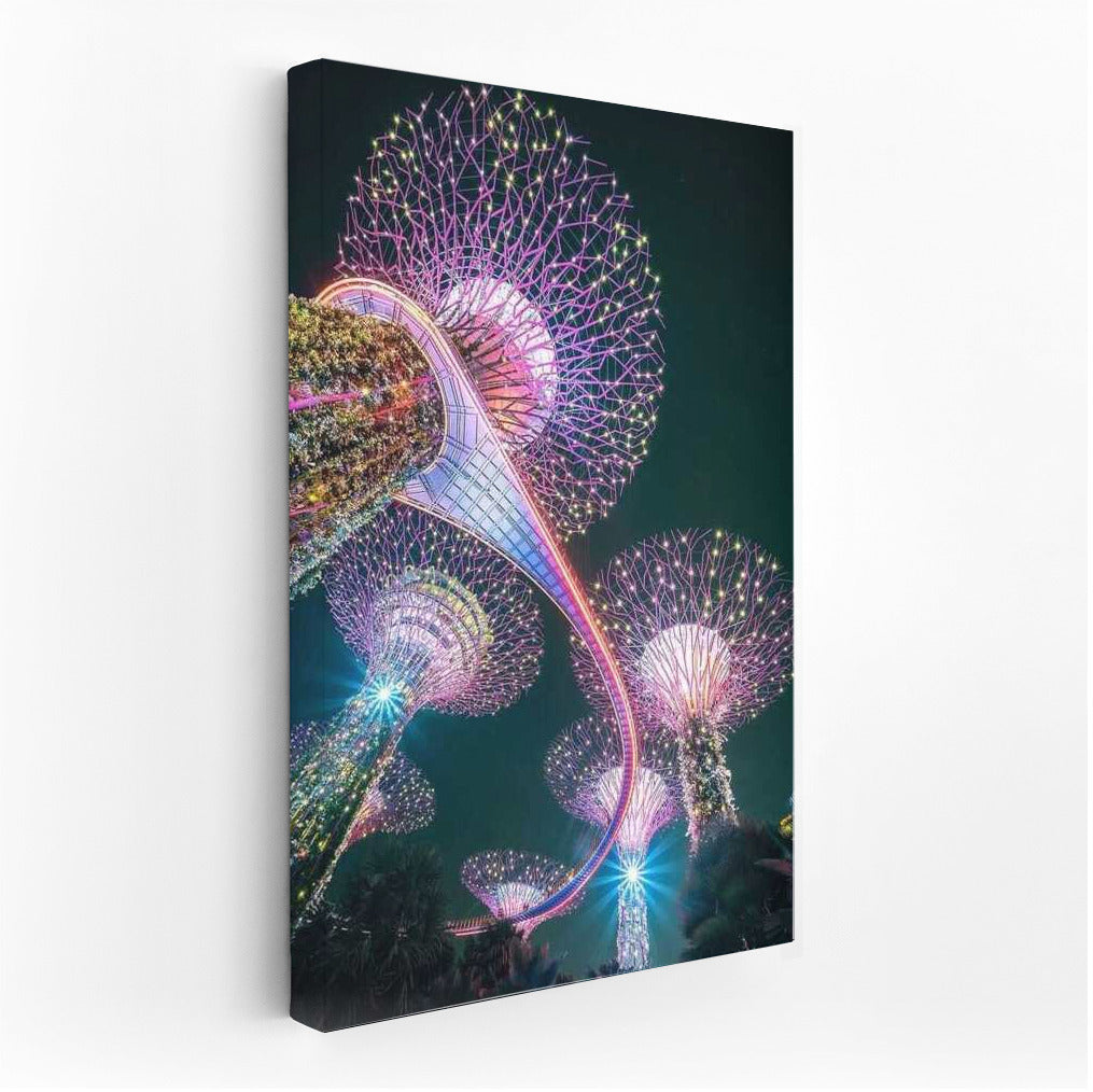 Singapore Gardens Glow: Futuristic Nature