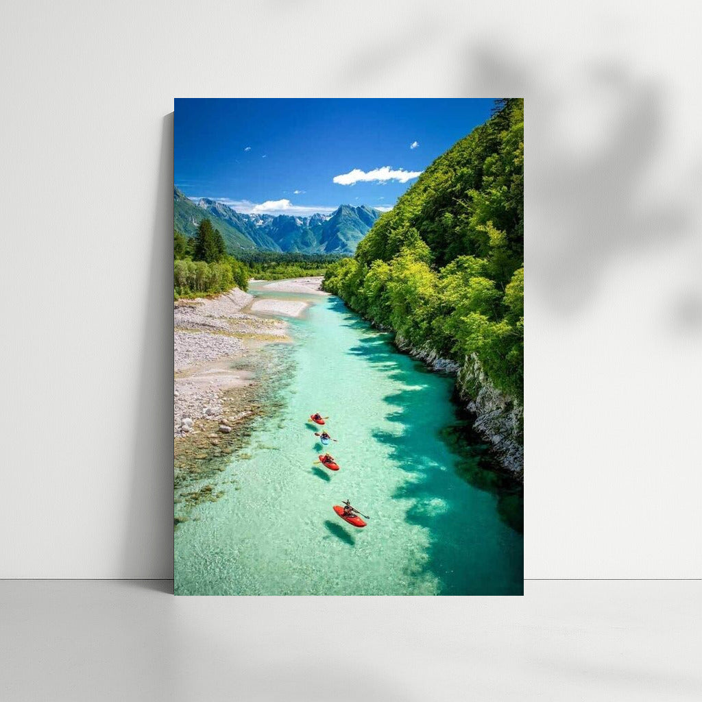 Slovenia's Azure River: Journey to Wonderland