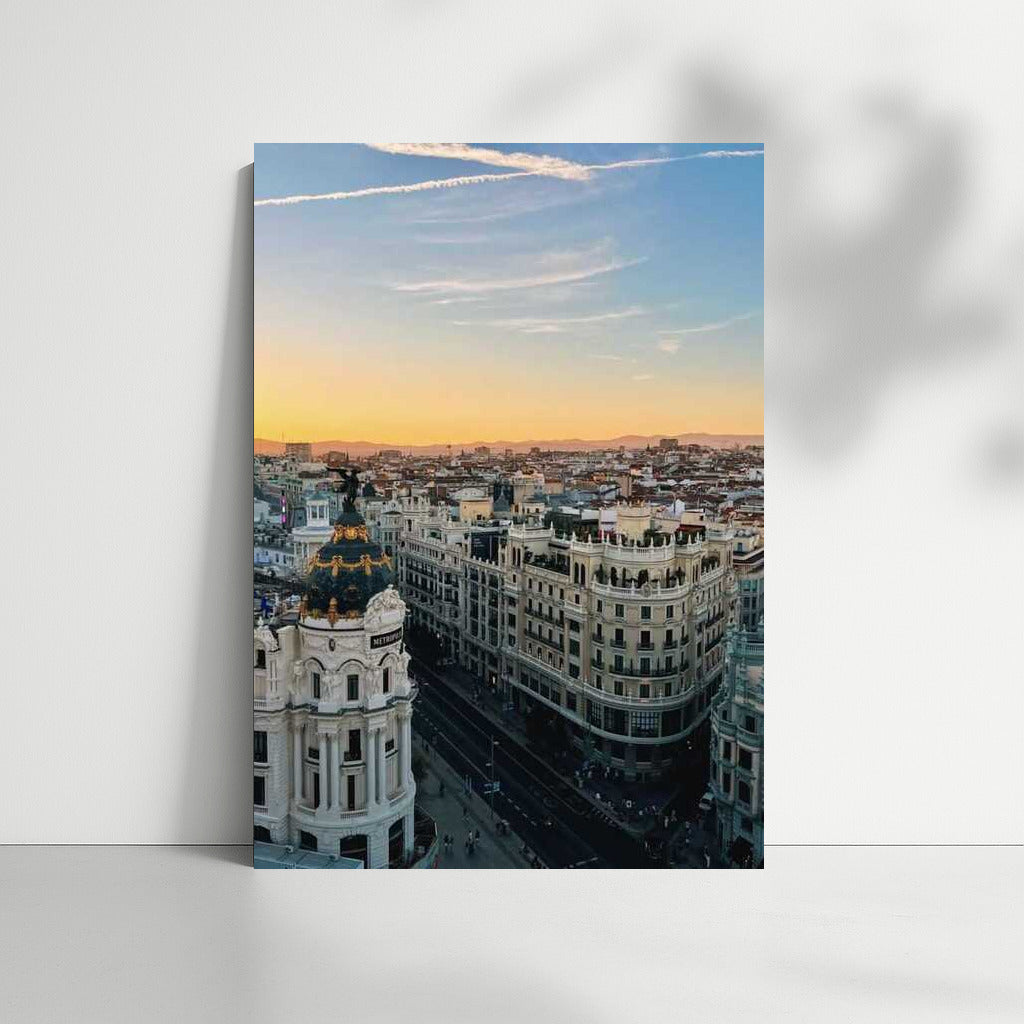 Evening Charm of Madrid: The Atmosphere of Spain