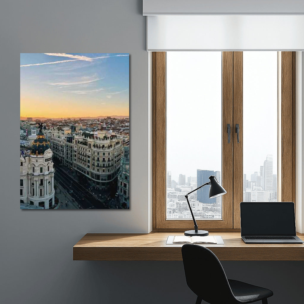 Evening Charm of Madrid: The Atmosphere of Spain