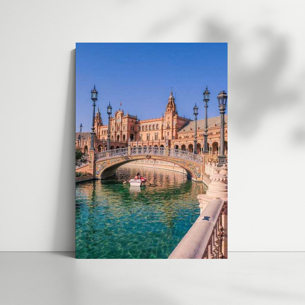 Spanish Romantic Bridge: A Boat in the Heart of the Country