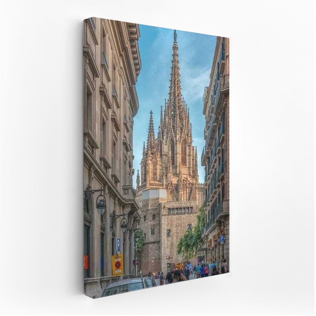 The Grandeur of Spain's Gothic Cathedral: Spanish Streets and Architectural Magic
