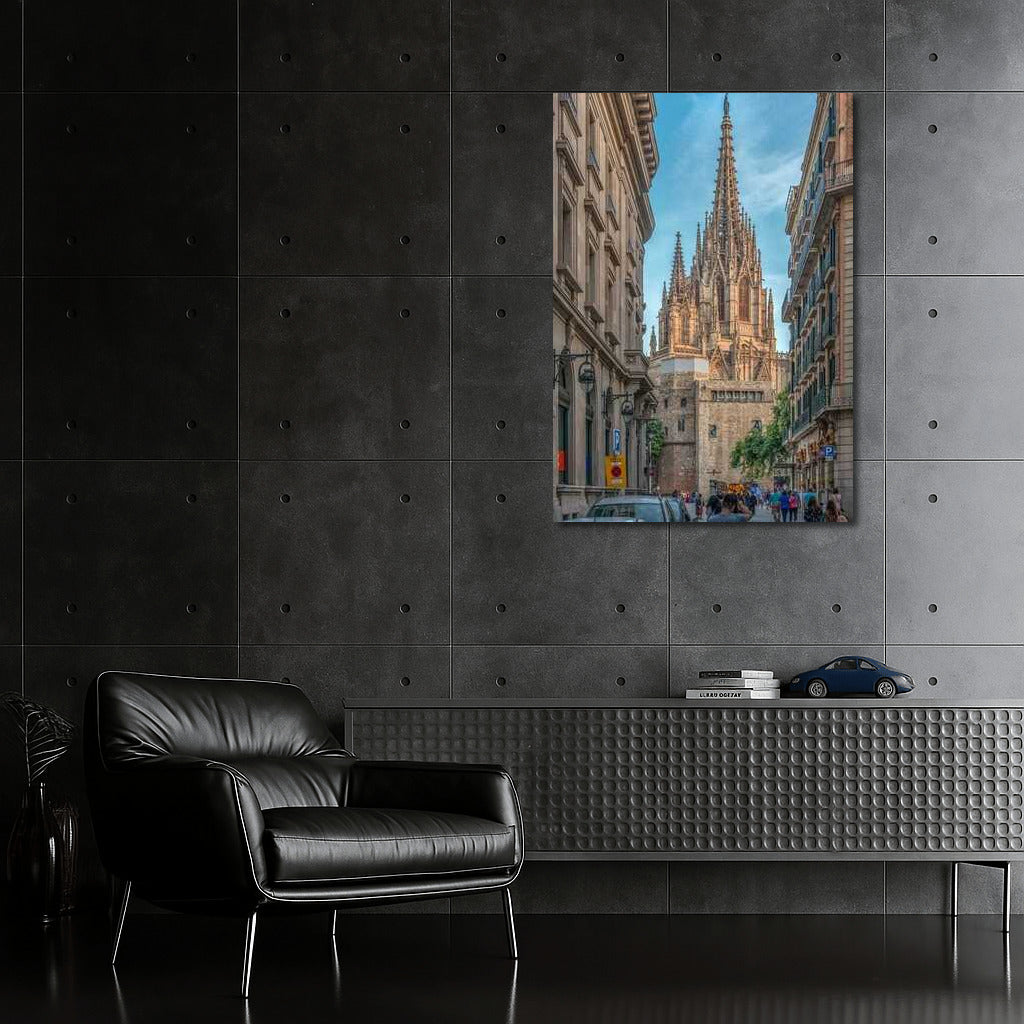 The Grandeur of Spain's Gothic Cathedral: Spanish Streets and Architectural Magic