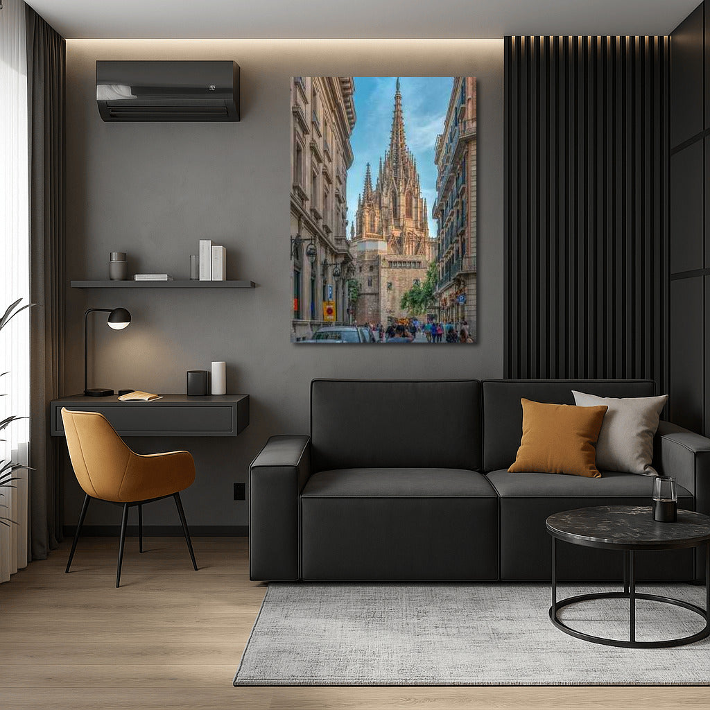 The Grandeur of Spain's Gothic Cathedral: Spanish Streets and Architectural Magic