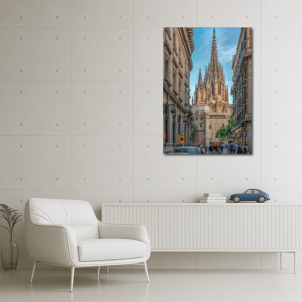 The Grandeur of Spain's Gothic Cathedral: Spanish Streets and Architectural Magic