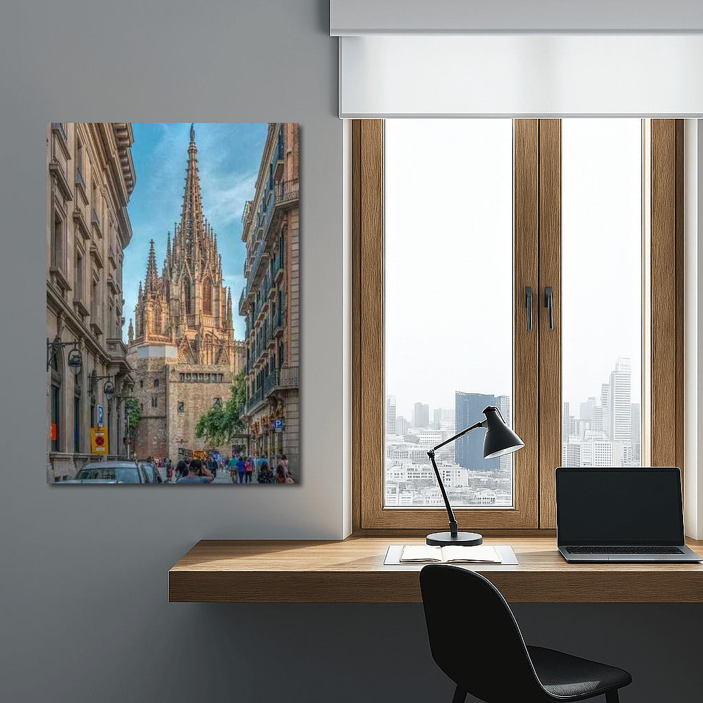 The Grandeur of Spain's Gothic Cathedral: Spanish Streets and Architectural Magic