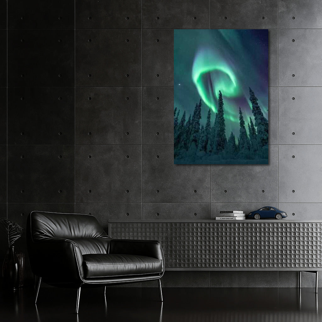 Northern Lights in Swedish Village: The Magic of Scandinavia