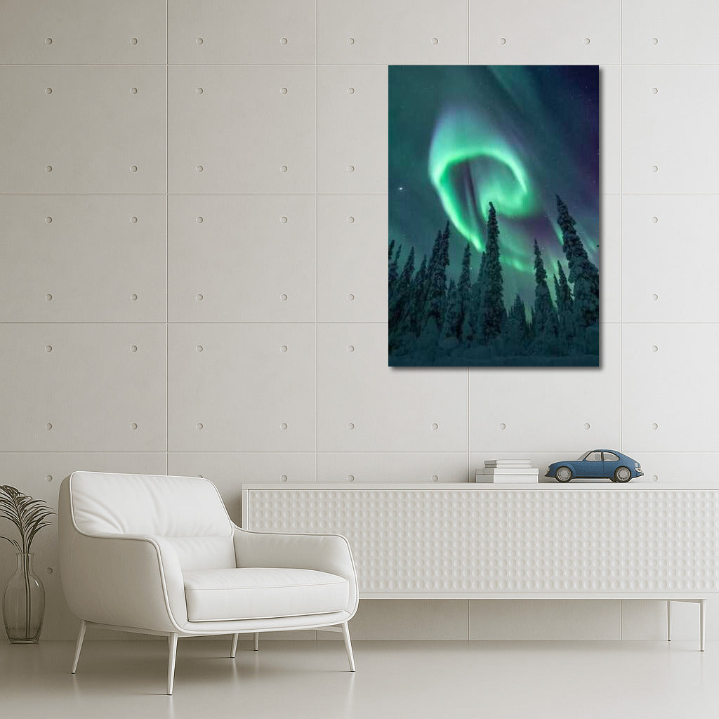 Northern Lights in Swedish Village: The Magic of Scandinavia