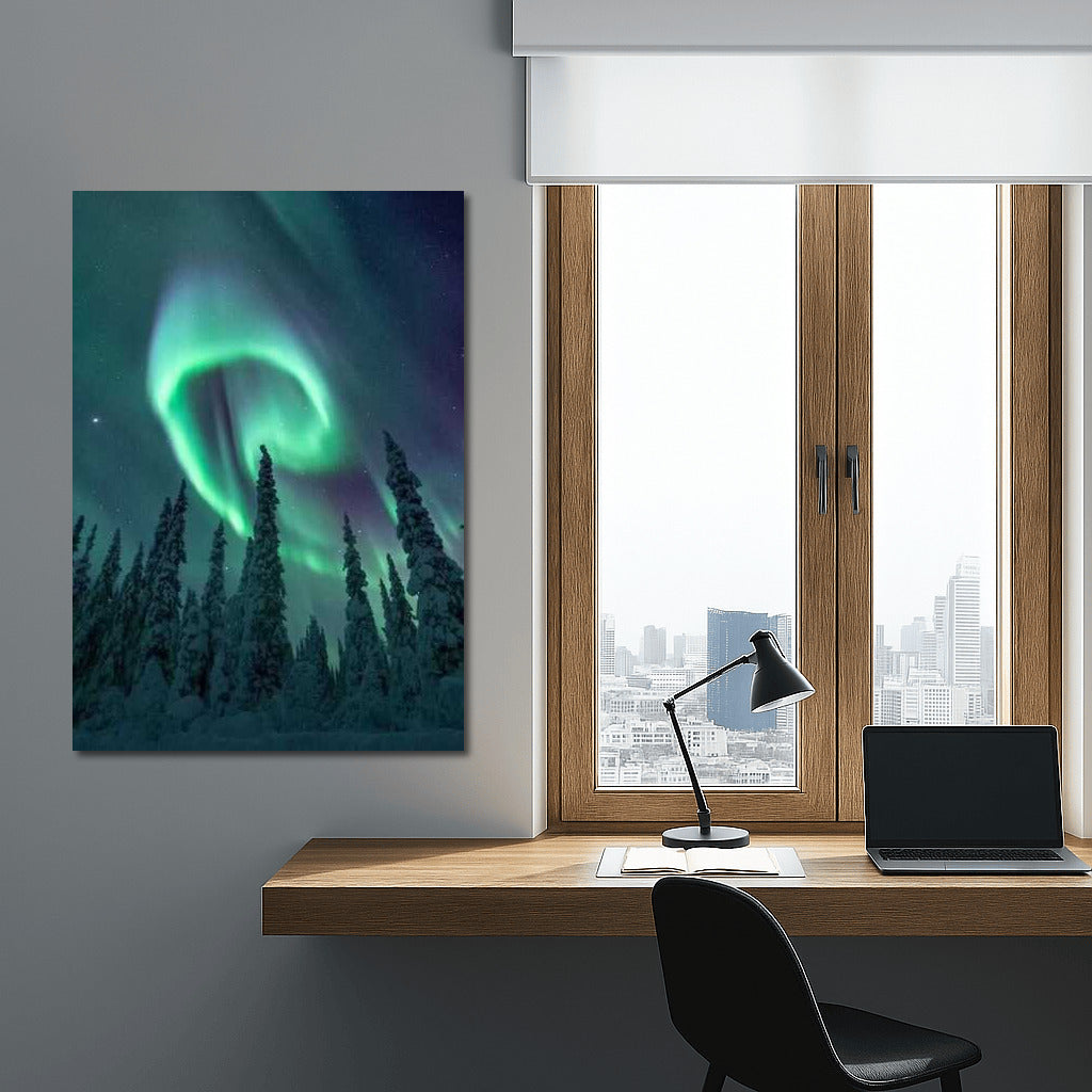 Northern Lights in Swedish Village: The Magic of Scandinavia