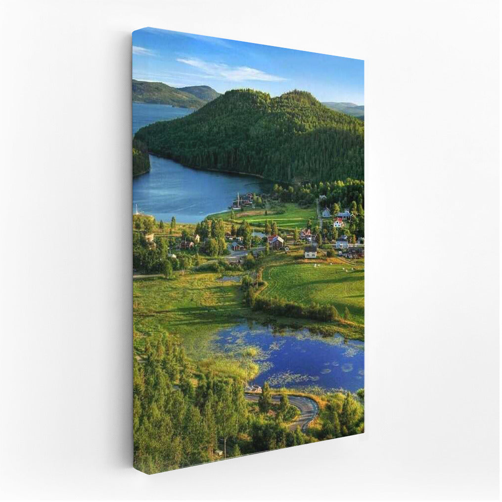 The Tranquility of Swedish Lakes: The Enchantment of Nature Country, Sweden