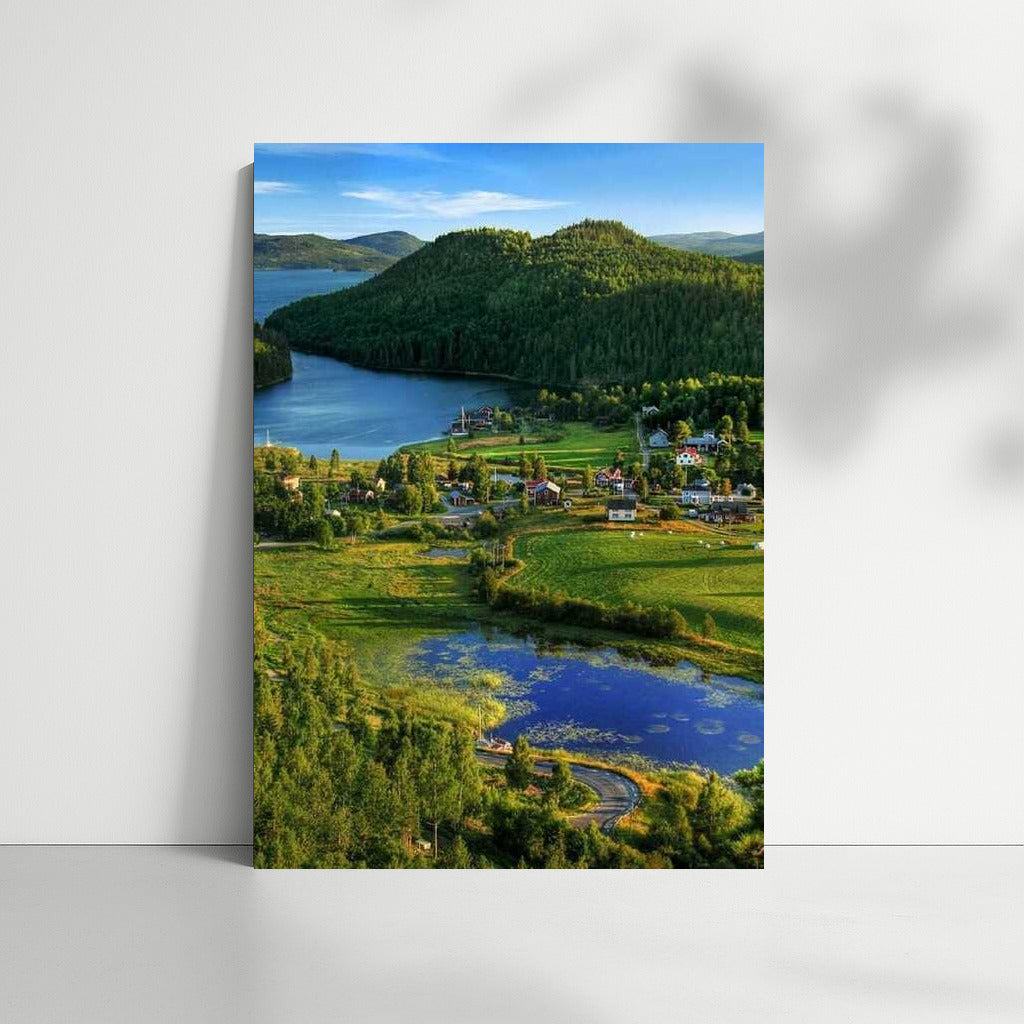The Tranquility of Swedish Lakes: The Enchantment of Nature Country, Sweden