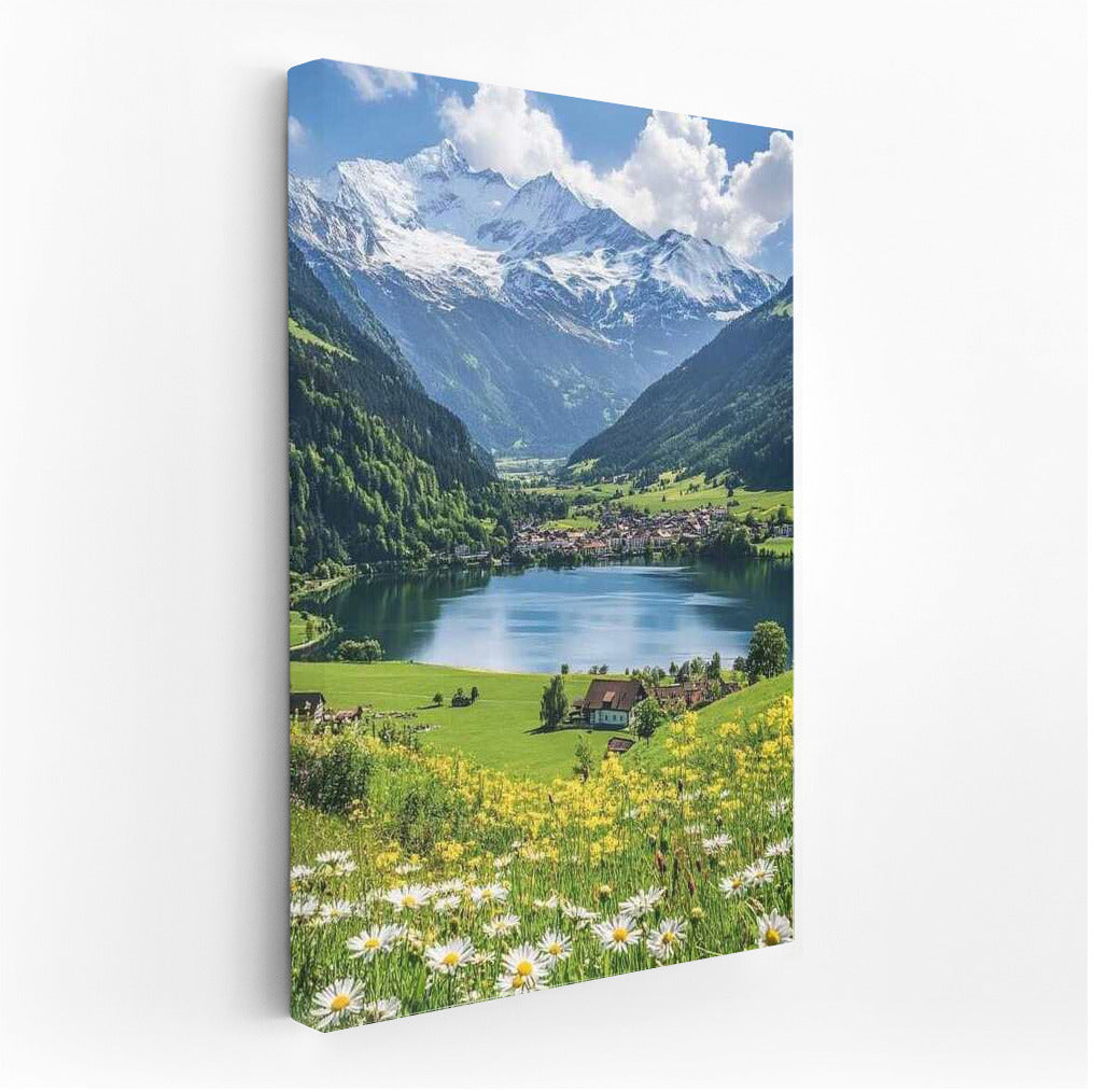 Alpine Idyll: Flowering Meadows of Switzerland
