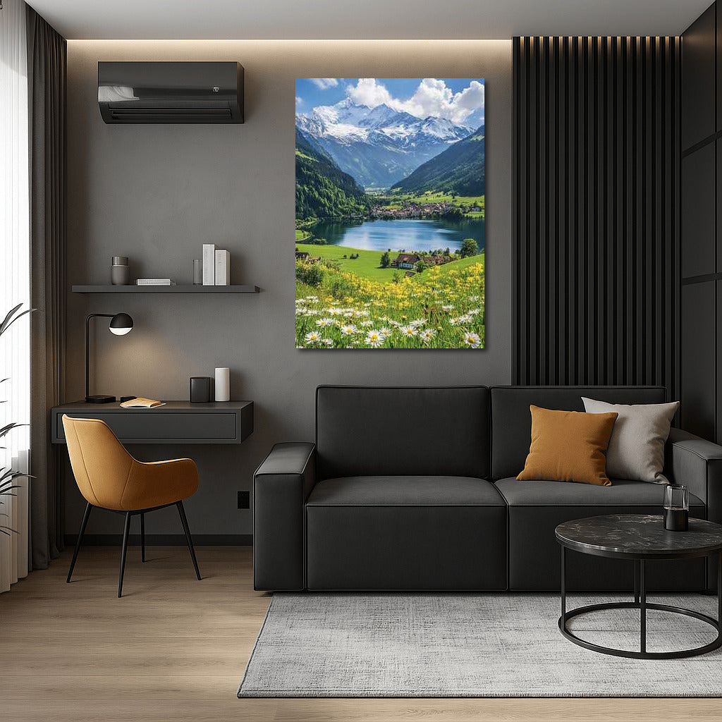 Alpine Idyll: Flowering Meadows of Switzerland