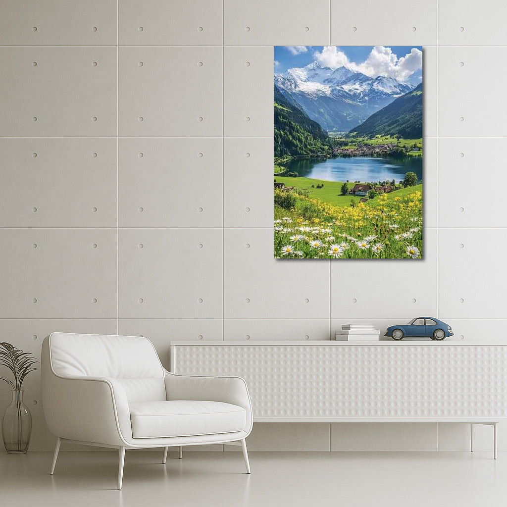 Alpine Idyll: Flowering Meadows of Switzerland