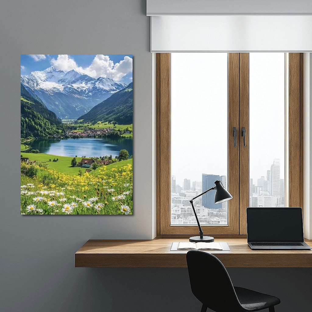 Alpine Idyll: Flowering Meadows of Switzerland