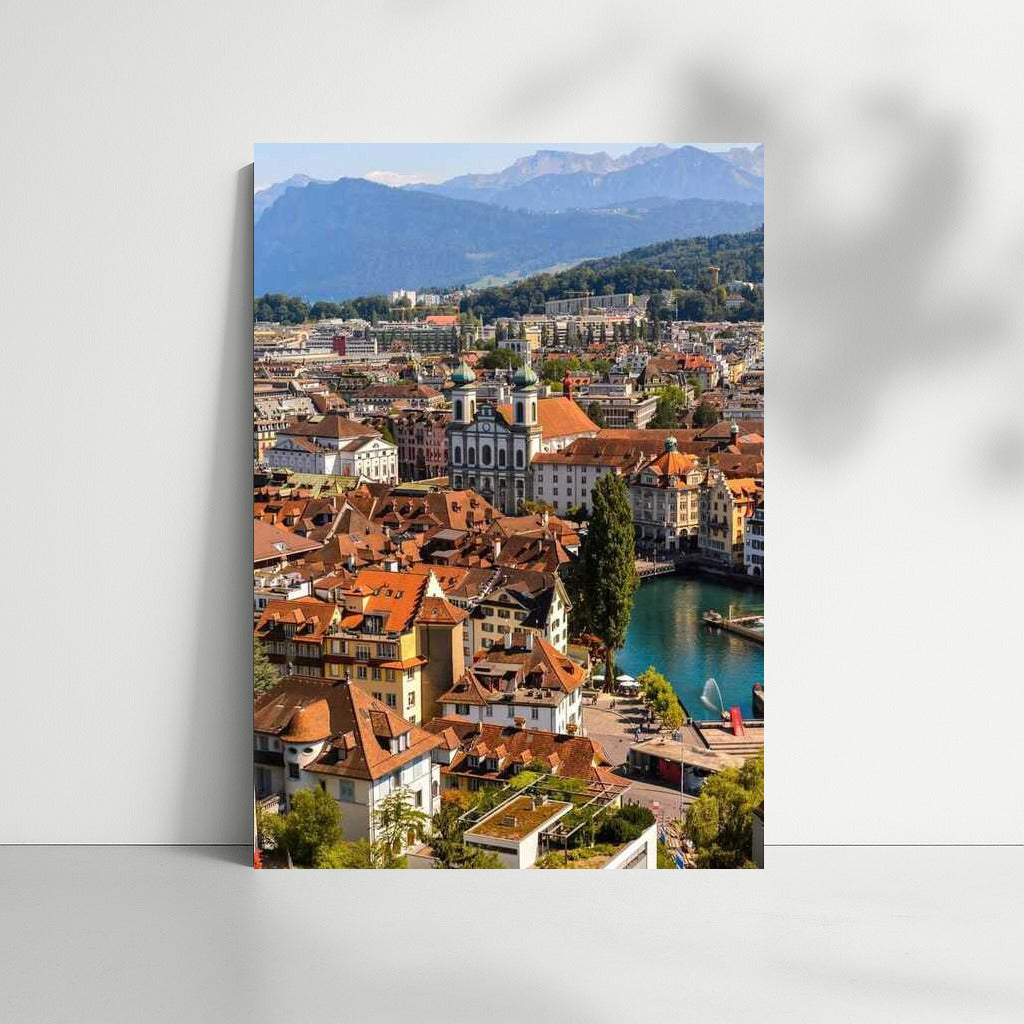 Swiss Idyll: City by the Lake in the Embrace of the Mountains