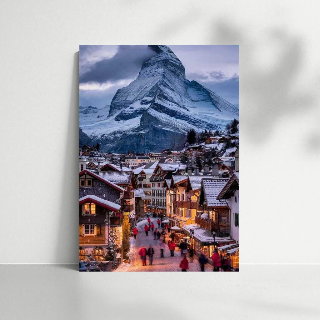 Swiss Village at the Foot of the Matterhorn: The Charm of the Country of the Alps