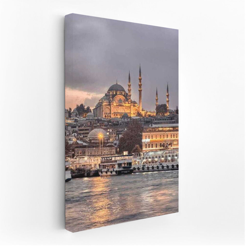 Istanbul Sunset Silhouette: The Grandeur of Turkey