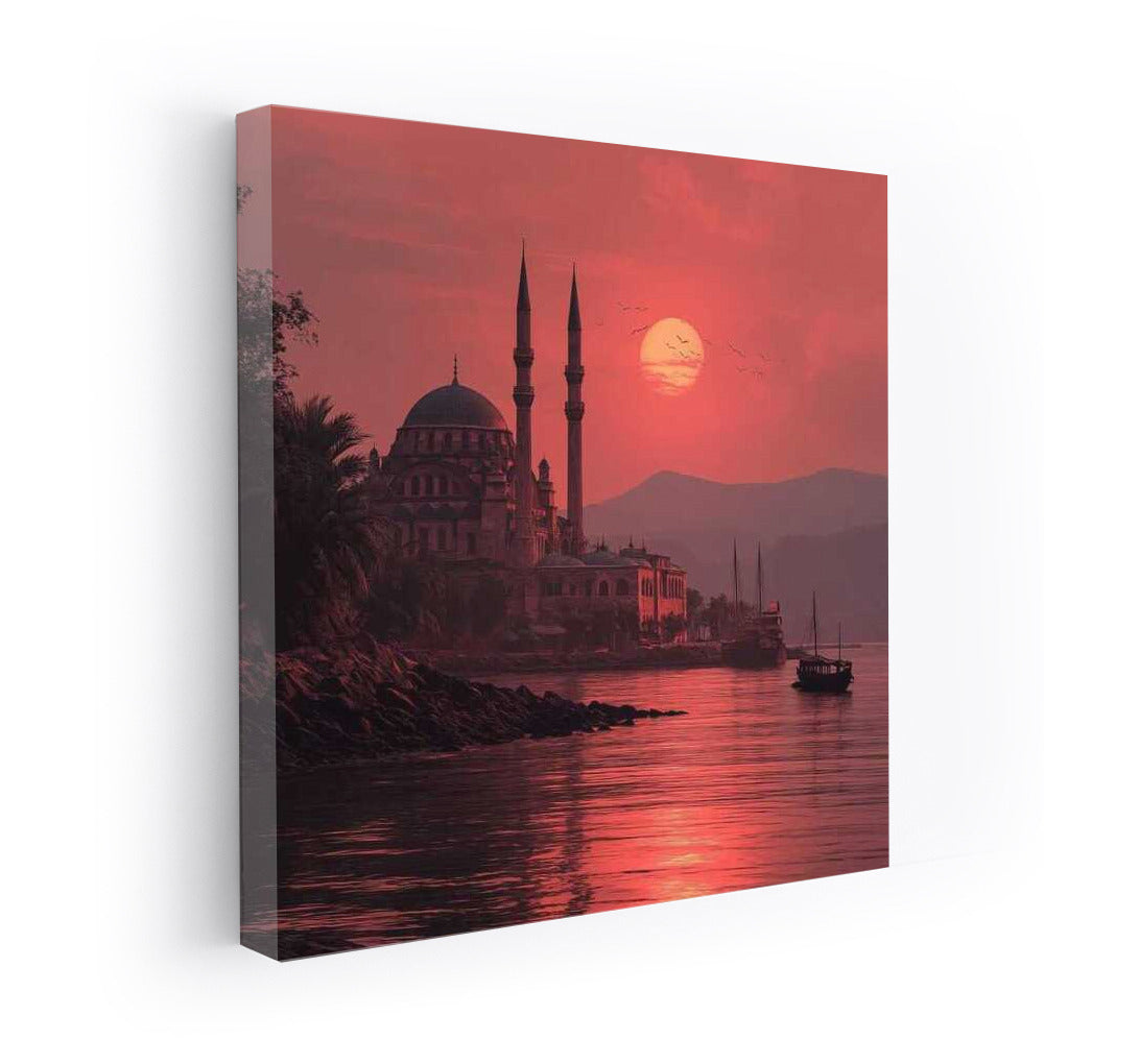 Magical Sunset over the Bosphorus: Mysterious Türkiye