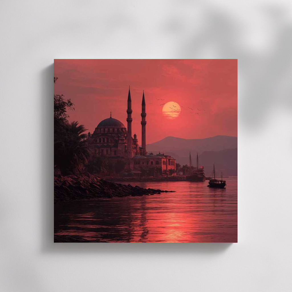 Magical Sunset over the Bosphorus: Mysterious Türkiye