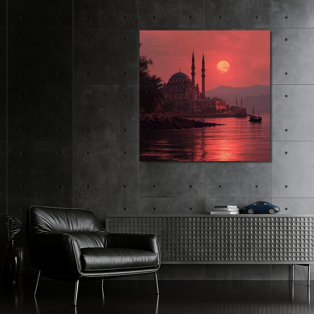 Magical Sunset over the Bosphorus: Mysterious Türkiye