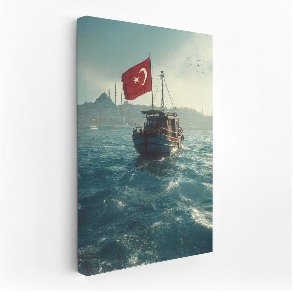 Turkish Boat: Enchanting Seascape